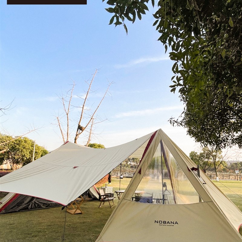 NOBANA露营帐篷户外庇护所便携车载野营防雨天幕帐大空间遮阳装备