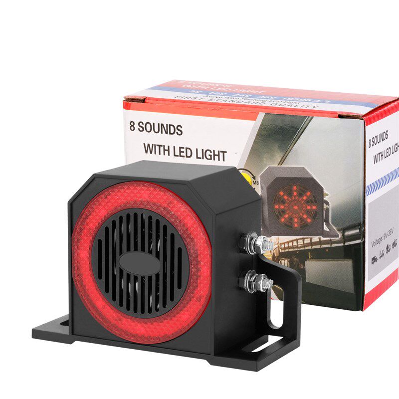 12V80V防水滴滴语音倒车喇叭叉车铲车汽车货车农机喇叭报警器蜂鸣