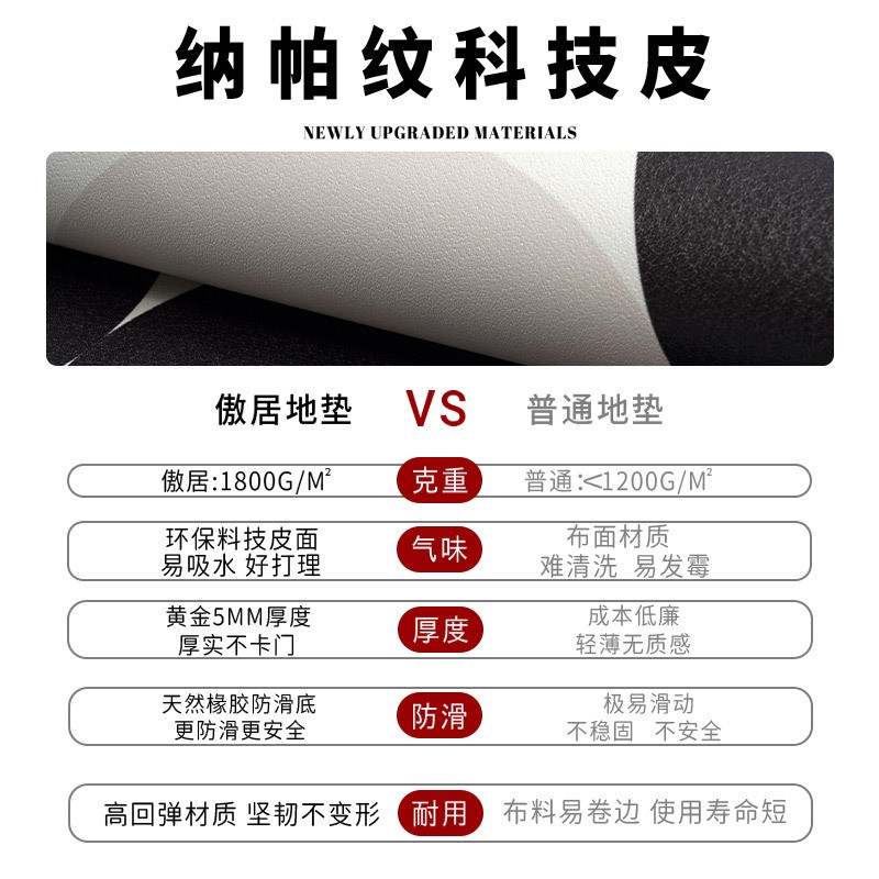 法式高级感浴室地垫硅藻泥吸水防滑脚垫卫生间厕所家用进门口垫子