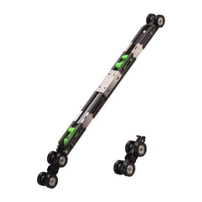 无固定门二三四联动推拉门缓冲吊轮系统全套厨房移门吊轨滑轮配件