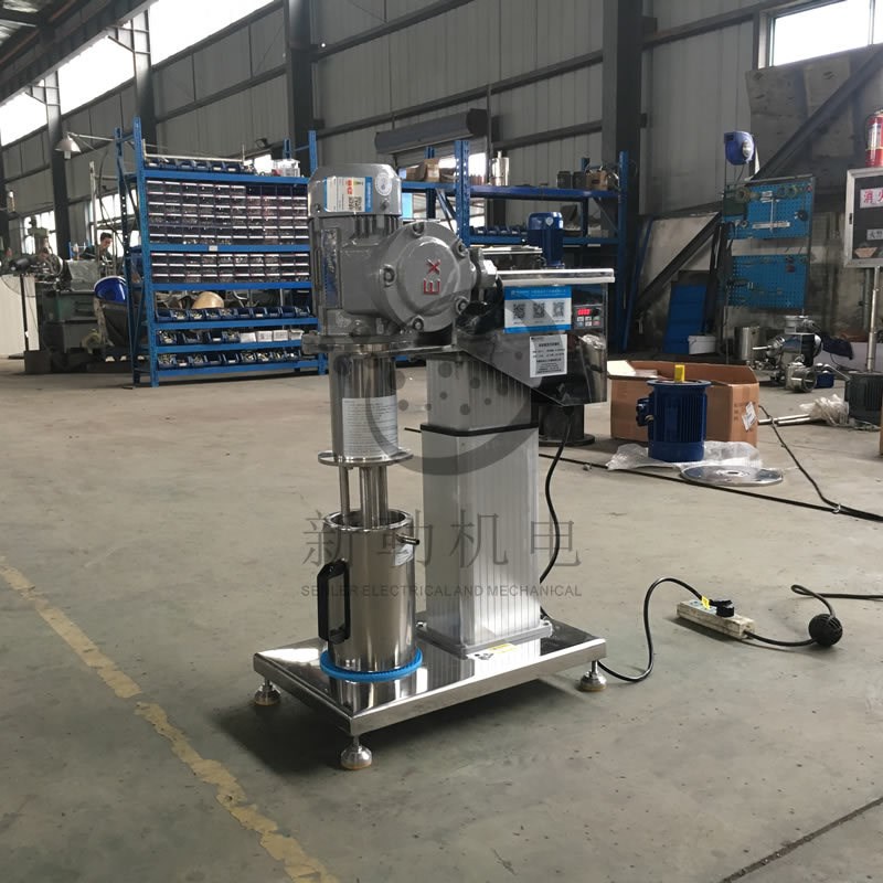 供应 1.1kw-4kw 实验室电动升降篮式砂磨机 涂料 油漆 色浆研磨机