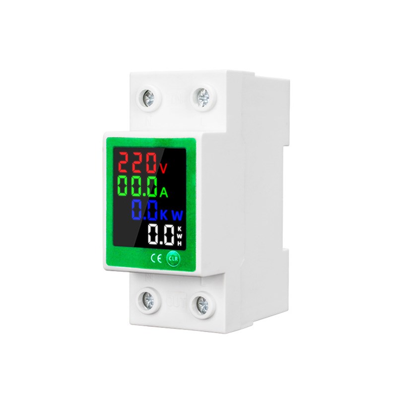 四显数码液晶断路器2p63a智能遥控开关漏电保护器过欠压