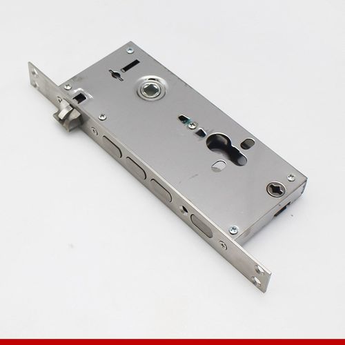 全钢开叉窄锁体方头带钩锁体不锈钢板防盗门配件厂家直供24*240窄