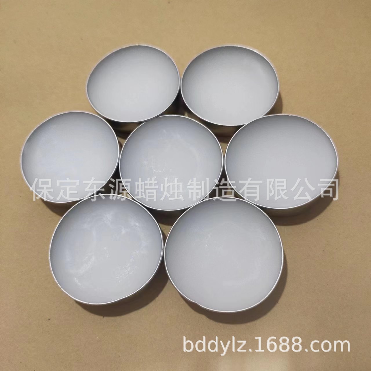 【现货】赤华无芯蜡烛块白色圆形