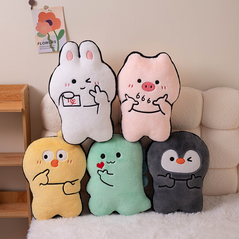 新款可爱卡通娃娃抱枕客厅沙发
