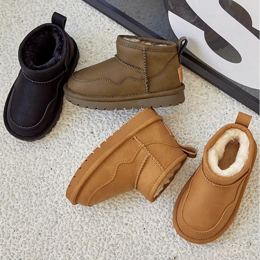 儿童雪地靴冬季新款女童棉鞋加绒