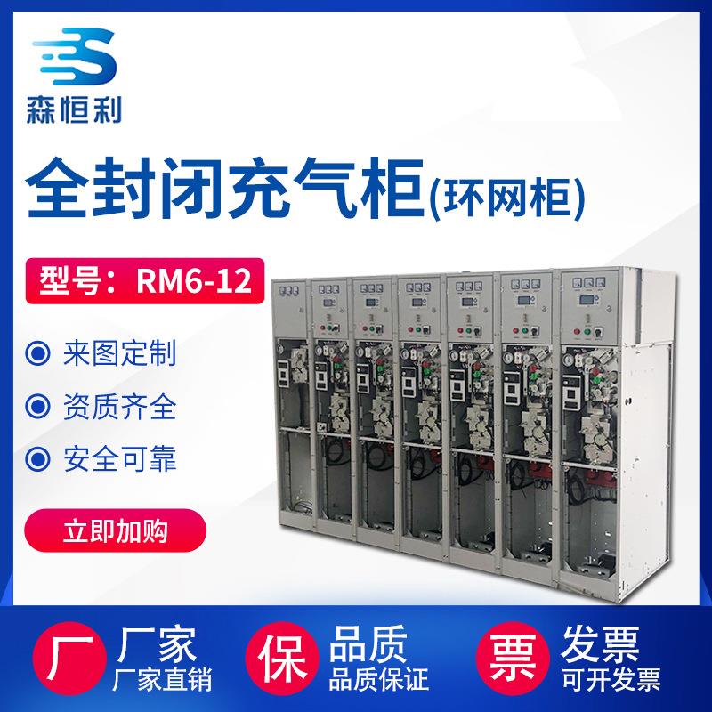 全封闭充气柜户外环网柜一二次融合充气柜高压箱式开闭所RM6-12