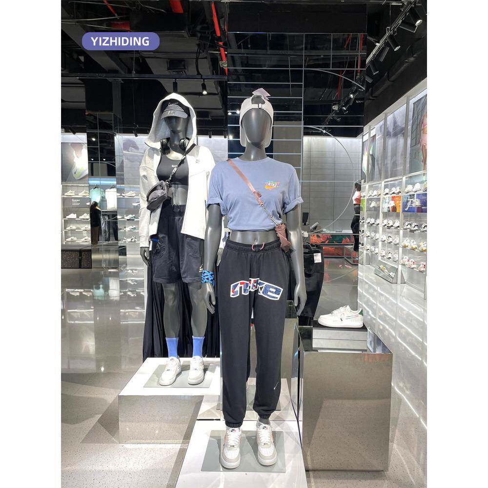 运动模型道具展示架男性模型假人全身女性服装店跑步肌肉模型娃娃