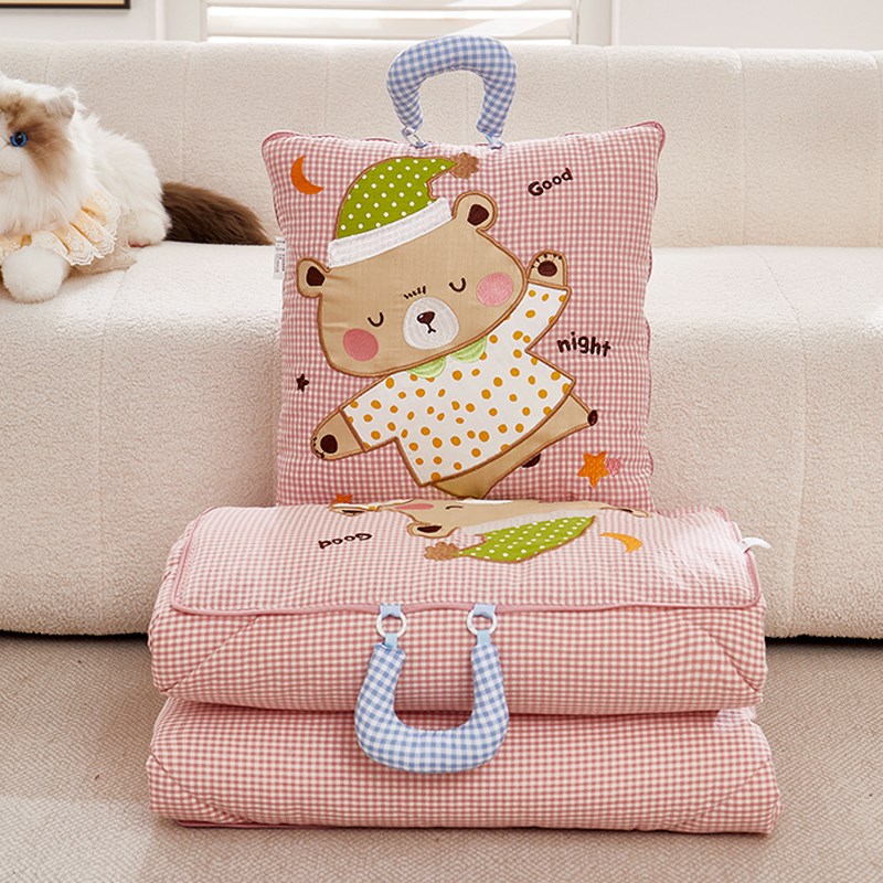 全棉抱枕被子两用办n公室午睡学生宿舍夏凉被二合一汽车靠垫枕头