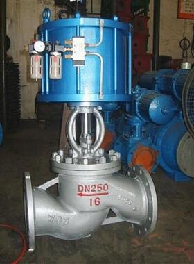 气动截止阀//零售/J641H-16C/25C/铸钢气法兰截止阀