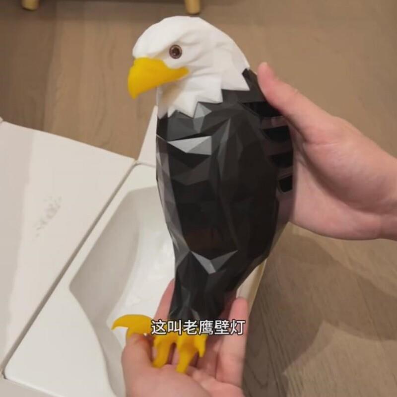 老鹰壁挂灯投影灯墙上创意家居装饰品气氛灯送男朋友生日礼物女生