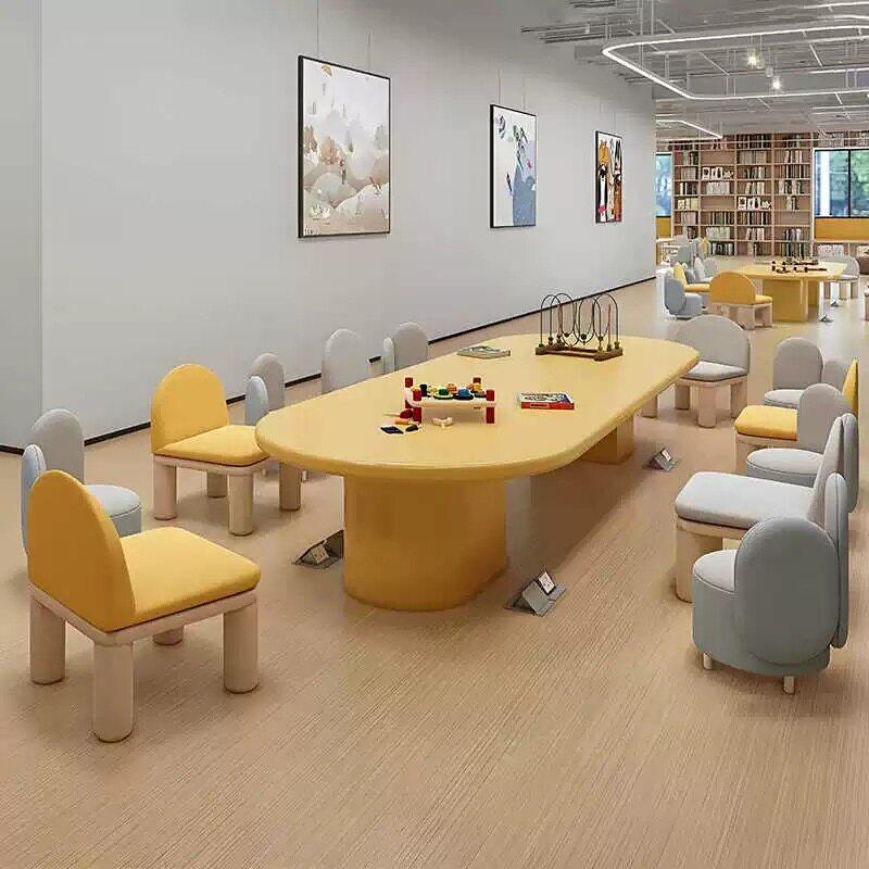 样品屋展示中心部儿童桌椅组合幼儿园学习手工桌早教中心娱乐区阅