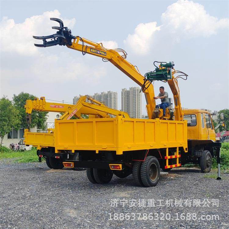 20吨双臂四不像随车抓 汽车驾驶室四驱车载抓木机 码头渔网抓机,五金/工具,挖掘机,淘宝优惠券,粉丝福利购,淘宝优惠卷