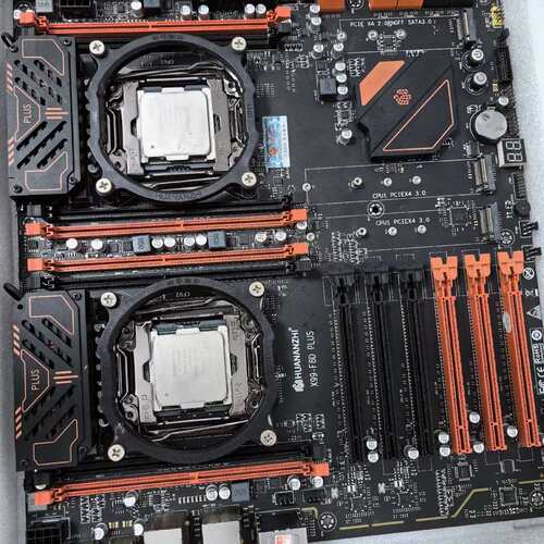 {议价}送2颗cpu 充新华南X99-F8D PLUS双路主板，