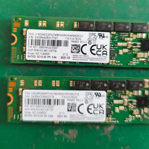 {议价}PM983 960 M.2 NVMe