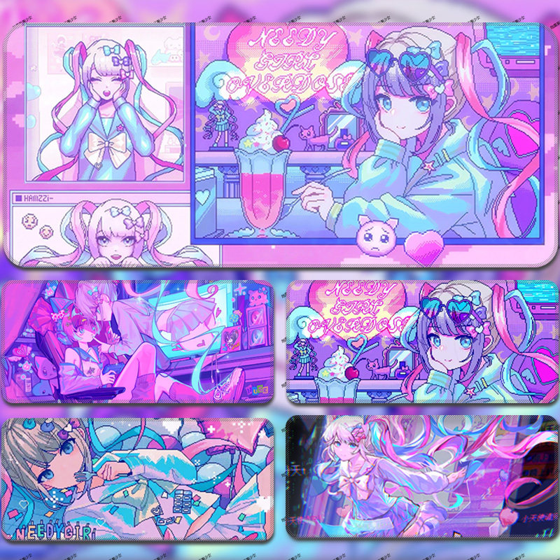 超天酱二次元可水洗防滑鼠标垫