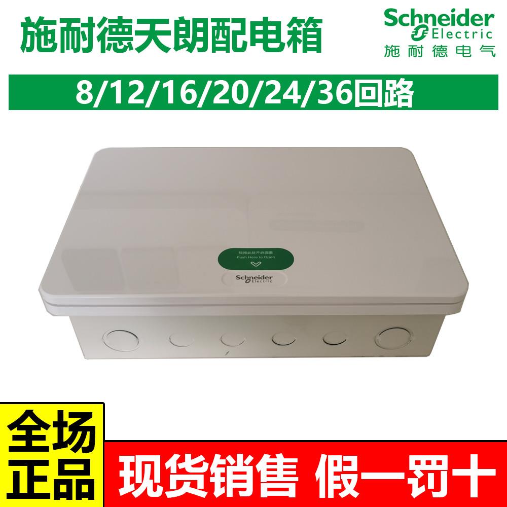 施耐德配电箱强电箱布线箱断路器箱天朗12/16/20/24/36/48位回路