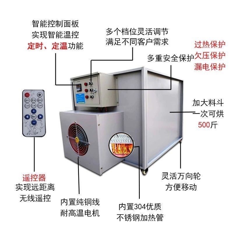 工业花椒烘干机j家用全自动智能恒温电能辣椒药材花果茶叶除湿晾