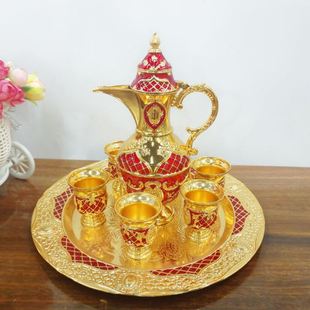 新款 摆件酒店家用酒具 合金长咀鸭嘴酒具酒壶装 饰婚礼金属酒具套装