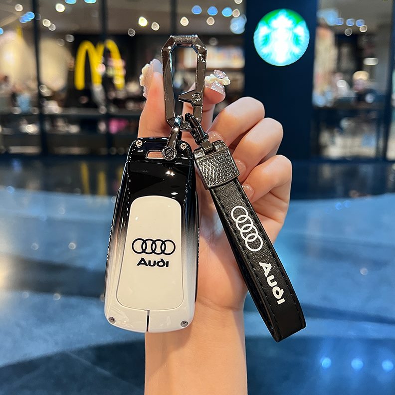 A4LQ 高档8 壳高级 汽车钥匙套奥迪AA新男女 7包专用 L5LA57金属Q