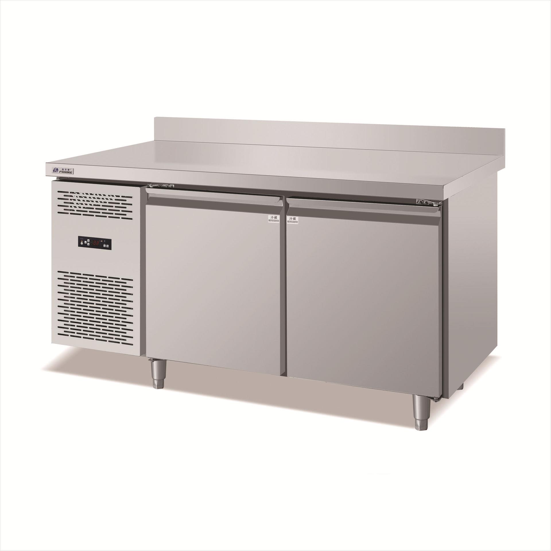 蓝冰商用冷藏工作台冰柜平冷冰箱操作台冰柜厨房保鲜冷柜