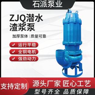 渣浆泵河底清淤搅拌泥沙泵 ZJQ潜水抽沙泵抽沙泵泥浆泵潜污泵立式