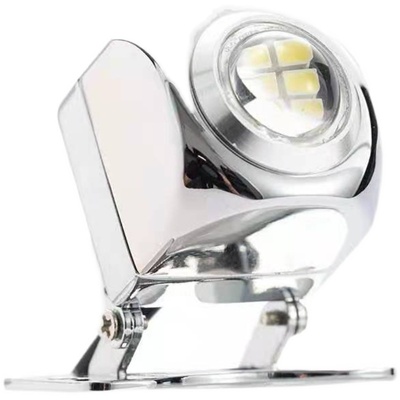 汽车led辅助倒车灯改装超亮电眼外置通用款流氓透镜灯加装射灯