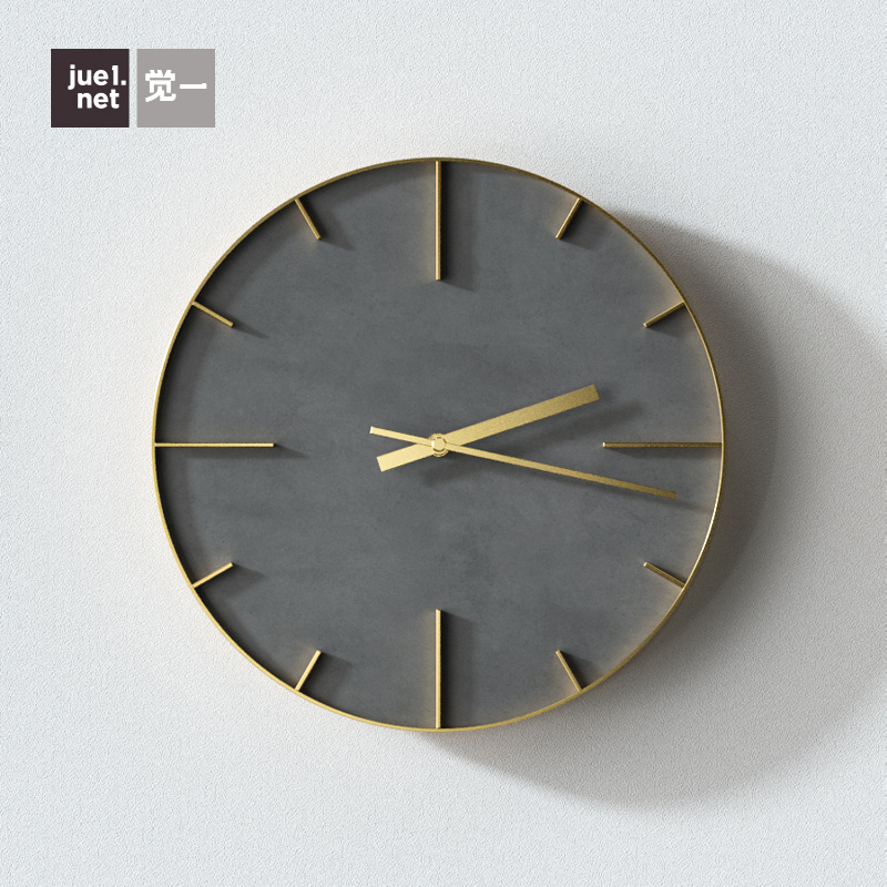 觉一家用静音现代k挂钟时尚简约大气创意个性客厅北欧式轻奢装饰