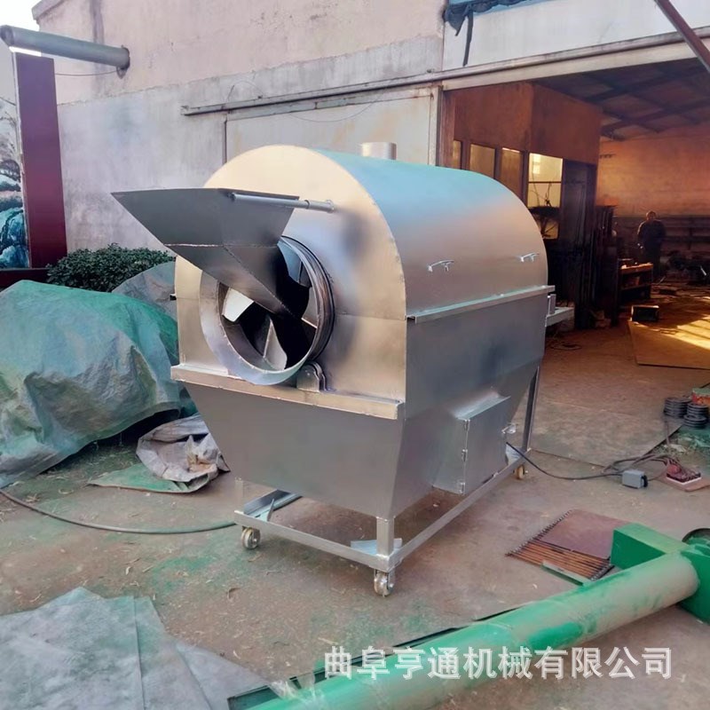 燃煤两用加热炒货机  家用黄豆翻F炒机 瓜子花生滚筒式炒货机