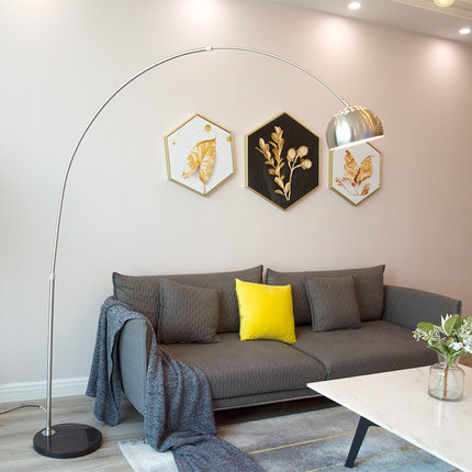 LED落地灯 智能遥控护眼客厅卧室床头钓鱼灯 书房麻将落地台灯