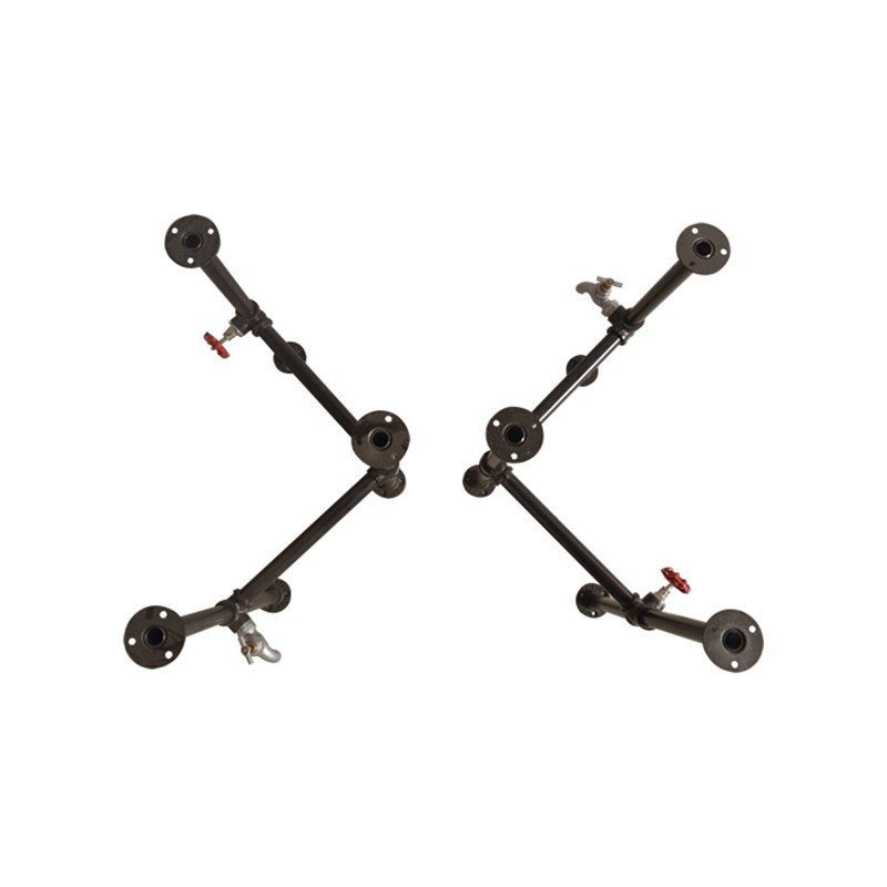 工业风格复古水管餐桌书桌电脑桌茶几大板桌玄关桌吧台桌腿桌脚