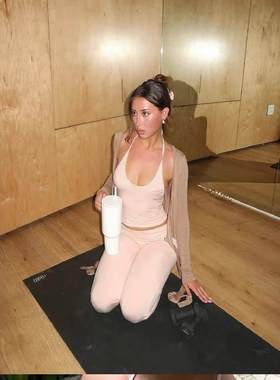 *CSB系脖瑜伽吊带 性感低胸健身服上衣普拉提运动背心