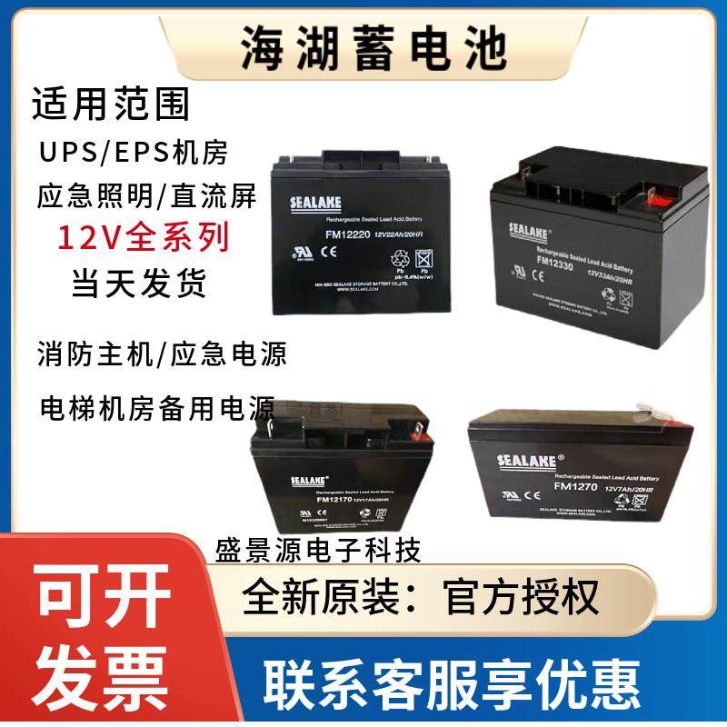 SEALAKE海湖蓄电池FM12220 12V7AH17AH18AH22AH24AH33AH38AH包邮