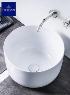莫德卡恩MODEUCANE 超深无龙头孔台上盆陶瓷洗手盆单盆加深洗脸盆