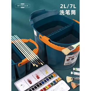 韩国进口Mijello Meijile洗笔机塑料洗笔机水粉水彩桶