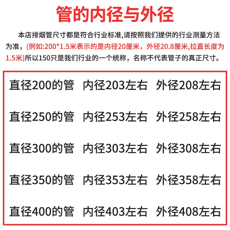 400大口径200/250/300/350抽油烟机排烟管铝箔排气软管商用烟管道