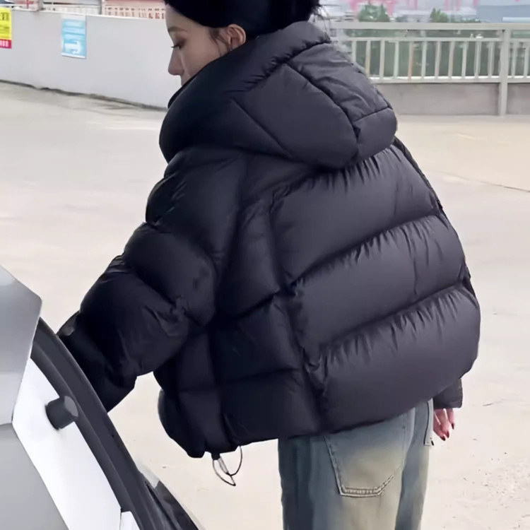 云朵泡芙龟背连帽短款奶fufu棉服女冬季2025新款小个子面包服外套,女装/女士精品,棉衣/棉服,淘宝优惠券,粉丝福利购,淘宝优惠卷