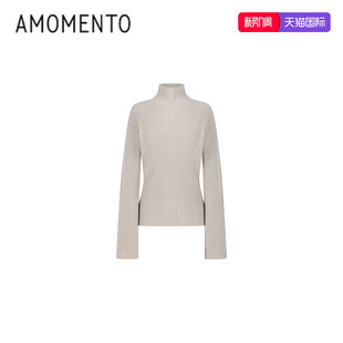 AMOMENTO PULLOVER25新款 25FW TURTLE 秋冬罗纹高领毛衣 RIBBED