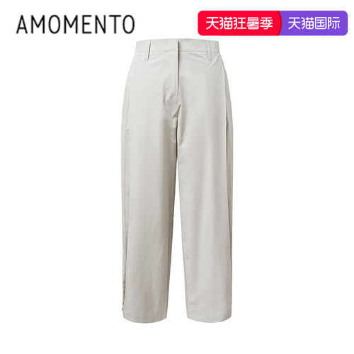 AMOMENTO2025新款直筒休闲裤