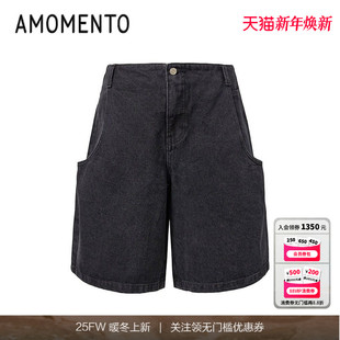 Denim 25SS Shorts 25新款 镂空口袋牛仔休闲短裤 男士 AMOMENTO