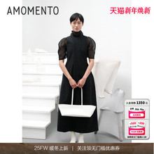 [AMOMENTO]  25PS Square Leather Bag 2025挎包轻奢小众高级感