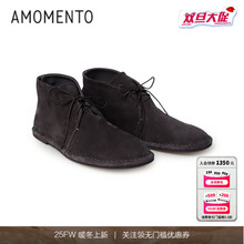 [AMOMENTO] 25FW DESERTS BOOTS 25年新款女士沙漠靴纯色简约百搭
