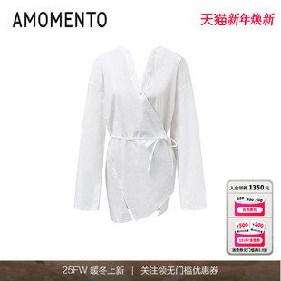 2025新款 连衣裙 25SS 式 衬衫 时尚 Dress Shirts Cotton AMOMENTO