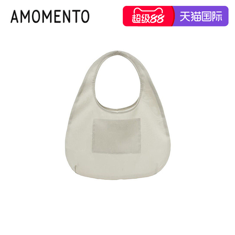 Amomento2025新款透视网纱手提包图片