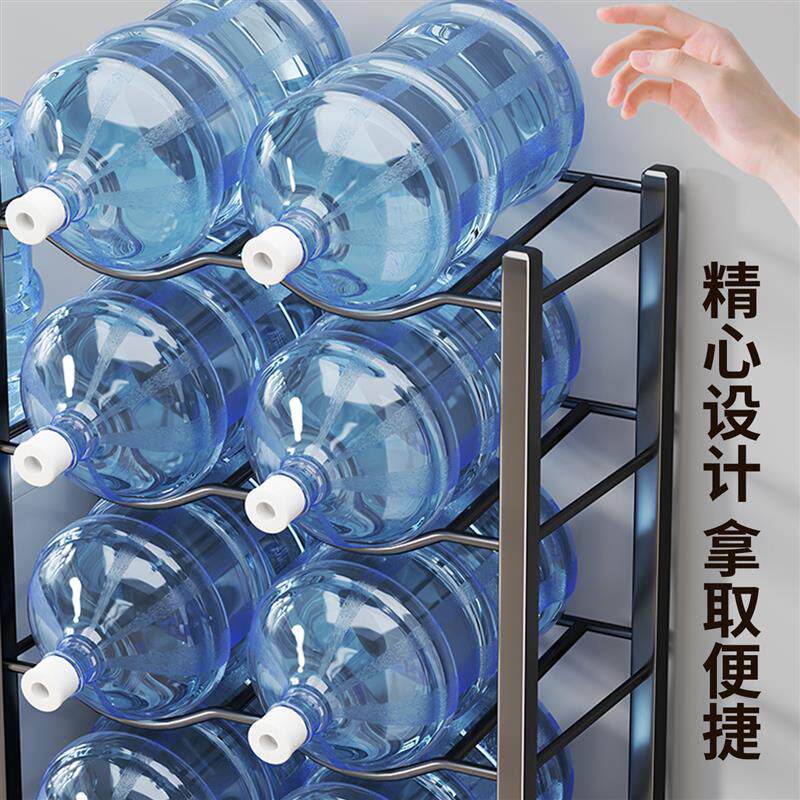 水桶架新款多层矿泉水收纳储物桶装水支架陈列家用纯净水桶放置柜