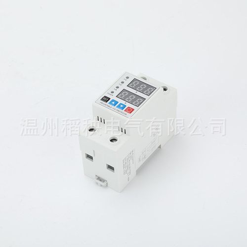 可调过欠压限流保护器自复式63A数显220V开关过流误差0.2