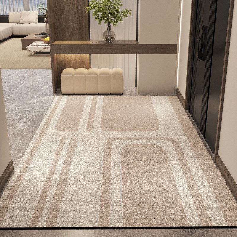 地垫入户门垫2024年新款pvc耐脏免洗高级感皮革可裁剪加厚防滑垫