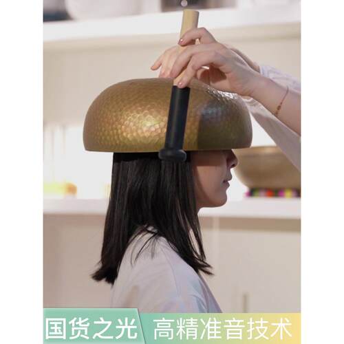 唱碗铜碗彩虹碗准确设置尼泊尔手工家庭冥想梵文发声西藏声音治疗