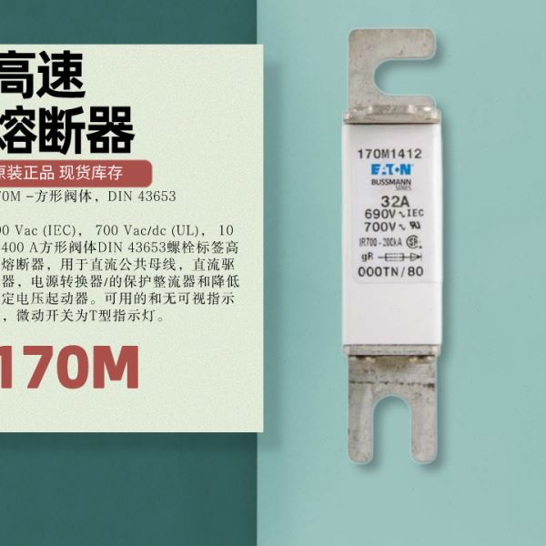 0M3012 170M3062 0M3162 0M3212巴斯曼全新低压熔断器/熔丝
