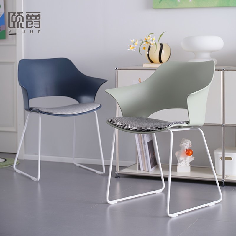 餐椅简约家用靠背椅子加厚书桌椅子现代会议椅高级餐桌椅塑料椅子